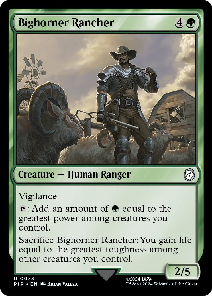 Bighorner Rancher (PIP-073) [Fallout] Foil