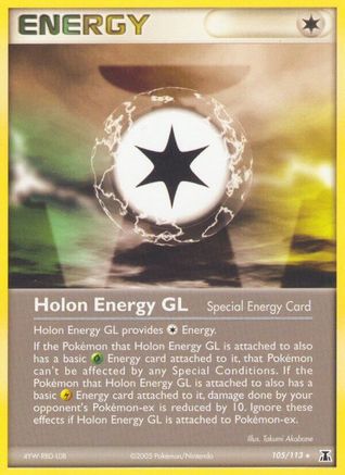 Holon Energy GL (105/113) [Delta Species] Reverse Holofoil - Rare