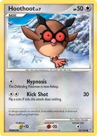 Hoothoot (085/130) [Diamond and Pearl] Reverse Holofoil - Common