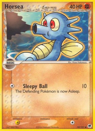 Horsea (Delta Species) (050/101) [Dragon Frontiers] - Common