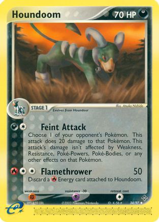 Houndoom (034/97) [Dragon] - Uncommon