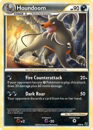 Houndoom (5/90) [Undaunted] Holofoil - Holo Rare