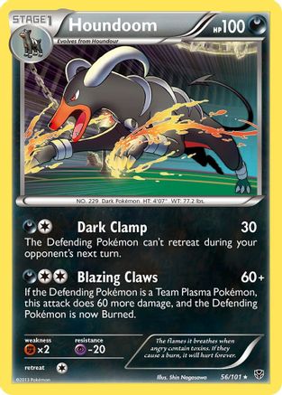 Houndoom (56/101) [Plasma Blast] Reverse Holofoil - Holo Rare