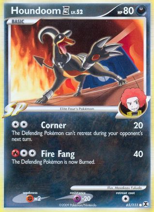 Houndoom E4 (065/111) [Rising Rivals] Reverse Holofoil - Common