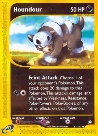 Houndour (087/147) [Aquapolis] - Common