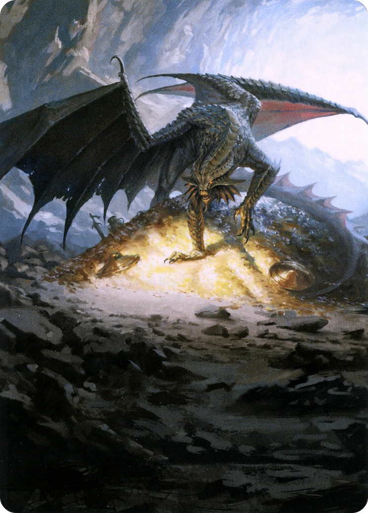Ancient Copper Dragon // Ancient Copper Dragon (ACLB-004) (Borderless) [Battle for Baldur's Gate Art Series]