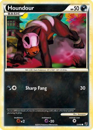 Houndour (053/90) [Undaunted] Reverse Holofoil - Common
