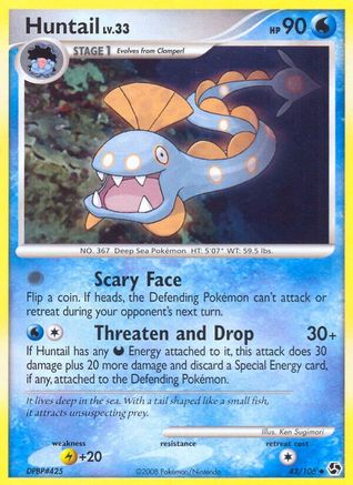 Huntail (42/106) [Great Encounters] Reverse Holofoil - Uncommon