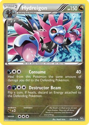 Hydreigon (98/124) [Dragons Exalted] - Rare