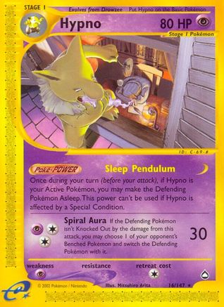 Hypno (16/147) [Aquapolis] - Rare
