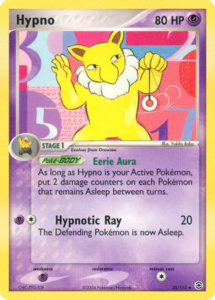Hypno (25/112) [FireRed & LeafGreen] - Rare