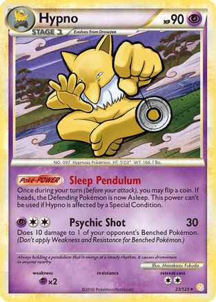 Hypno (023/123) [HeartGold SoulSilver] - Rare