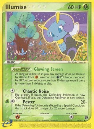Illumise (38/100) [Sandstorm] Reverse Holofoil - Uncommon