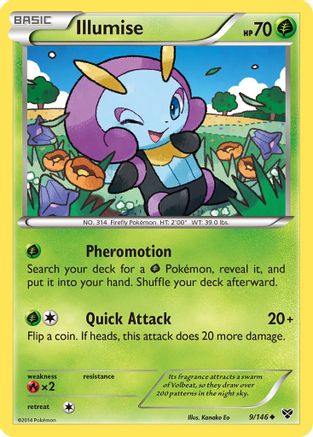 Illumise (9/146) [XY Base Set] Reverse Holofoil - Uncommon