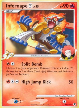 Infernape E4 (043/111) [Rising Rivals] - Uncommon