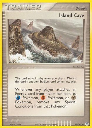 Island Cave (89/101) [Hidden Legends] Reverse Holofoil - Uncommon