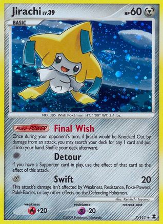 Jirachi (7/111) [Rising Rivals] Holofoil - Holo Rare