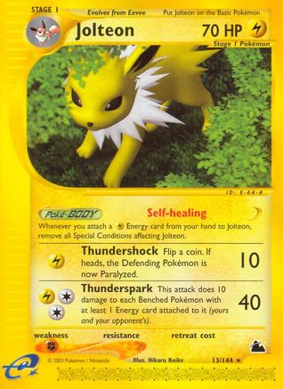 Jolteon (13/144) [Skyridge] Reverse Holofoil - Rare