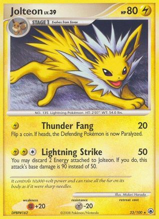 Jolteon (23/100) [Majestic Dawn] Reverse Holofoil - Rare