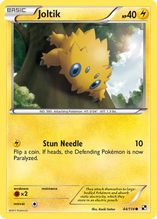 Joltik (044/114) [Black and White] - Common
