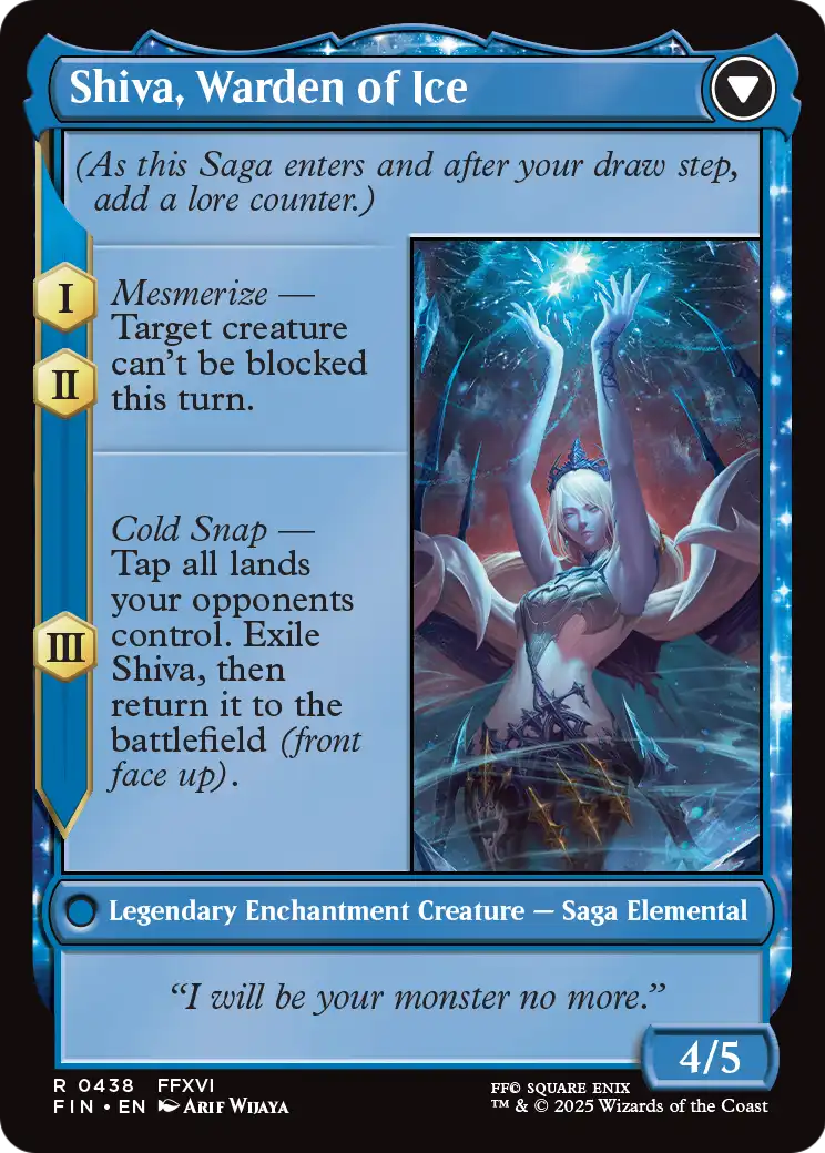 Jill, Shiva's Dominant (Extended Art) (FIN-438) [FINAL FANTASY] Foil