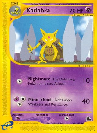 Kadabra (69/144) [Skyridge] - Common