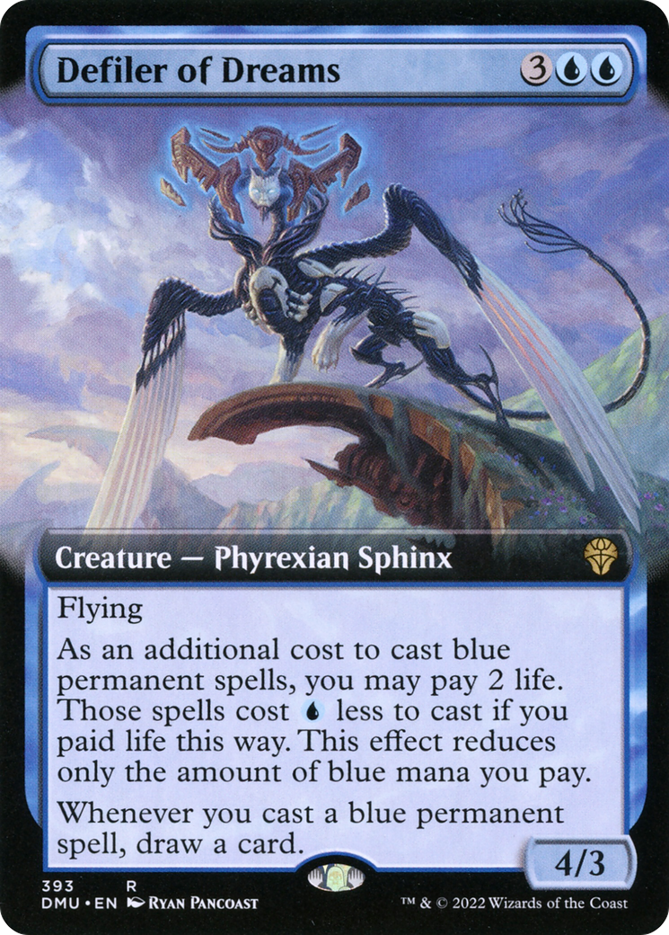 Defiler of Dreams (Extended Art) (DMU-393) [Dominaria United] Foil