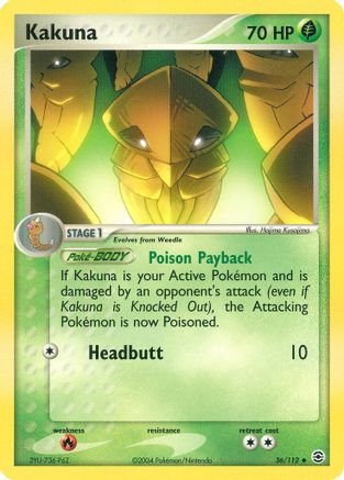 Kakuna (36/112) [FireRed & LeafGreen] - Uncommon