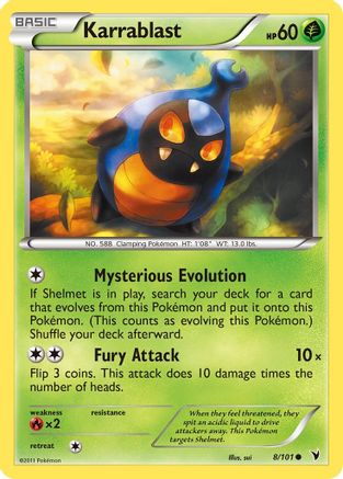 Karrablast (8/101) [Noble Victories] Reverse Holofoil - Common