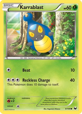 Karrablast (9/108) [Dark Explorers] Reverse Holofoil - Common