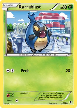 Karrablast (6/101) [Plasma Blast] Reverse Holofoil - Common