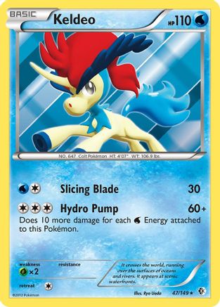 Keldeo (47/149) [Boundaries Crossed] Holofoil - Holo Rare