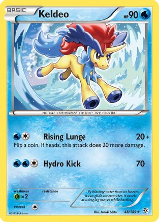 Keldeo (48/149) [Boundaries Crossed] Reverse Holofoil - Rare