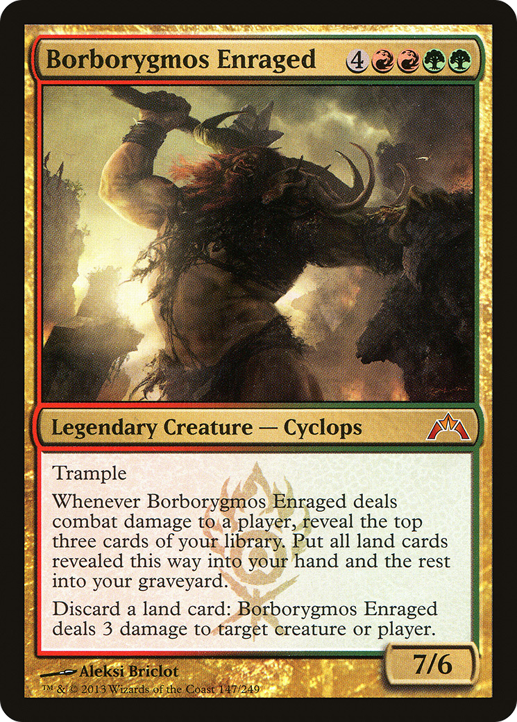 Borborygmos Enraged (GTC-147) [Gatecrash] Foil