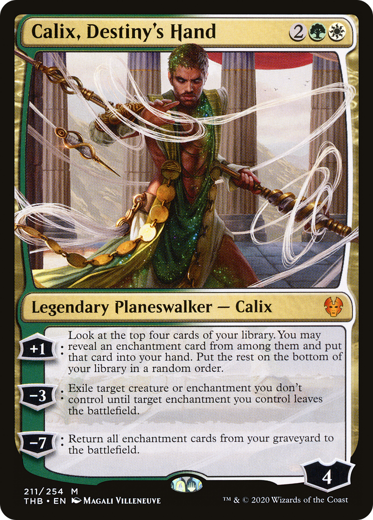 Calix, Destiny's Hand (THB-211) [Theros Beyond Death] Foil