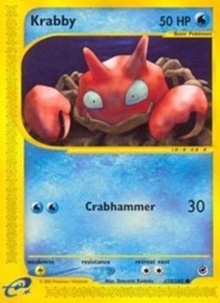 Krabby (115/165) [Expedition] - Common