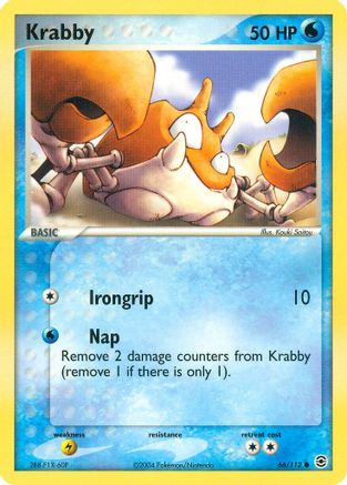Krabby (066/112) [FireRed & LeafGreen] - Common