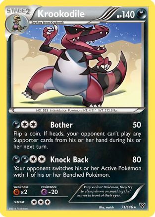 Krookodile (71/146) [XY Base Set] - Rare