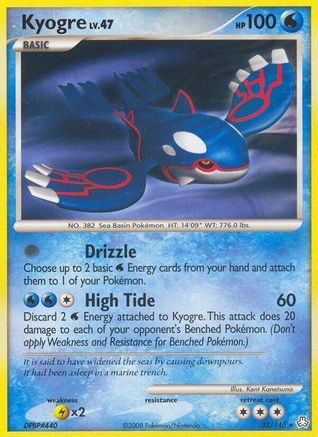 Kyogre (32/146) [Legends Awakened] Reverse Holofoil - Rare