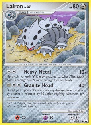 Lairon (44/111) [Rising Rivals] Reverse Holofoil - Uncommon