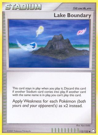 Lake Boundary (112/123) [Mysterious Treasures] Reverse Holofoil - Uncommon