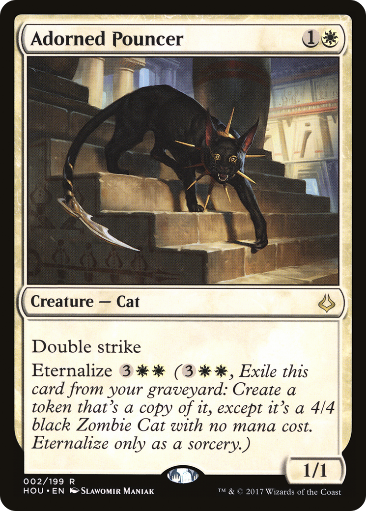 Adorned Pouncer (HOU-002) [Hour of Devastation]