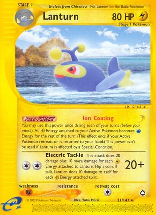 Lanturn (21/147) [Aquapolis] - Rare