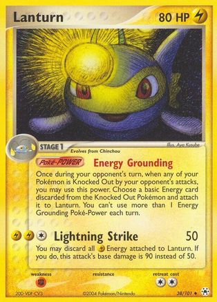 Lanturn (38/101) [Hidden Legends] Reverse Holofoil - Uncommon