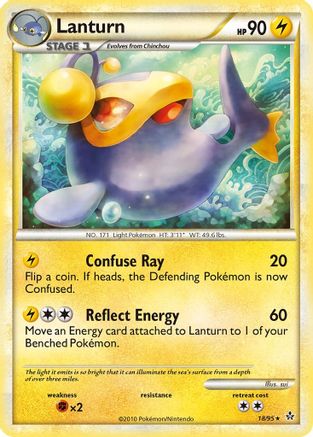 Lanturn (18/95) [Unleashed] Reverse Holofoil - Rare