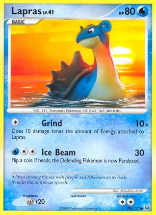 Lapras (079/127) [Platinum] Reverse Holofoil - Common
