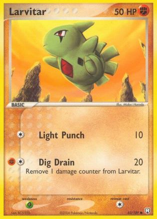 Larvitar (063/109) [Team Rocket Returns] Reverse Holofoil - Common
