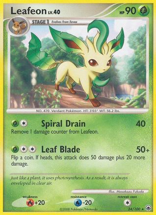 Leafeon (24/100) [Majestic Dawn] - Rare