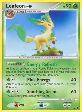 Leafeon (045/111) [Rising Rivals] Reverse Holofoil - Uncommon