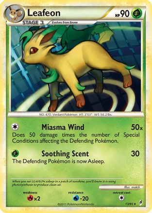 Leafeon (13/95) [Call of Legends] Reverse Holofoil - Holo Rare